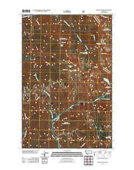Elephant Peak Montana Historical topographic map, 1:24000 scale, 7.5 X 7.5 Minute, Year 2011