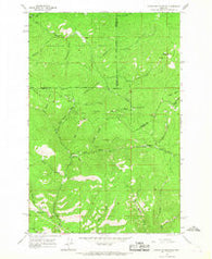 Elevation Mountain Montana Historical topographic map, 1:24000 scale, 7.5 X 7.5 Minute, Year 1965