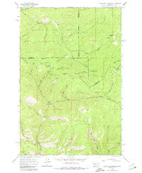 Elevation Mountain Montana Historical topographic map, 1:24000 scale, 7.5 X 7.5 Minute, Year 1965
