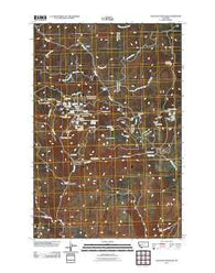 Elevation Mountain Montana Historical topographic map, 1:24000 scale, 7.5 X 7.5 Minute, Year 2011