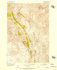 Eli Spring Montana Historical topographic map, 1:24000 scale, 7.5 X 7.5 Minute, Year 1952