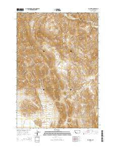 Eli Spring Montana Current topographic map, 1:24000 scale, 7.5 X 7.5 Minute, Year 2014