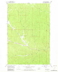 Elk Creek Montana Historical topographic map, 1:24000 scale, 7.5 X 7.5 Minute, Year 1966