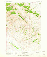 Elk Gulch Montana Historical topographic map, 1:24000 scale, 7.5 X 7.5 Minute, Year 1961