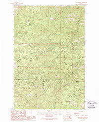 Elk Mountain Montana Historical topographic map, 1:24000 scale, 7.5 X 7.5 Minute, Year 1989