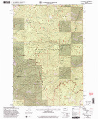 Elk Mountain Montana Historical topographic map, 1:24000 scale, 7.5 X 7.5 Minute, Year 1999