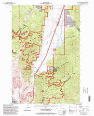 Elk Park Pass Montana Historical topographic map, 1:24000 scale, 7.5 X 7.5 Minute, Year 1996