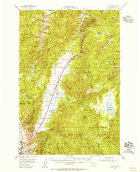 Elk Park Montana Historical topographic map, 1:62500 scale, 15 X 15 Minute, Year 1954