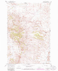 Elk Ridge Montana Historical topographic map, 1:24000 scale, 7.5 X 7.5 Minute, Year 1966