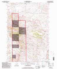 Elk Ridge Montana Historical topographic map, 1:24000 scale, 7.5 X 7.5 Minute, Year 1995