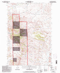 Elk Ridge Montana Historical topographic map, 1:24000 scale, 7.5 X 7.5 Minute, Year 1995