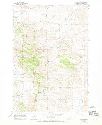 Elk Ridge Montana Historical topographic map, 1:24000 scale, 7.5 X 7.5 Minute, Year 1966