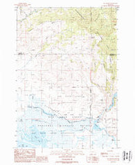 Elk Springs Montana Historical topographic map, 1:24000 scale, 7.5 X 7.5 Minute, Year 1988