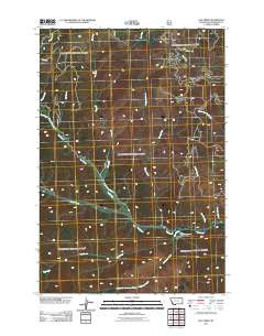 Elk Creek Montana Historical topographic map, 1:24000 scale, 7.5 X 7.5 Minute, Year 2011