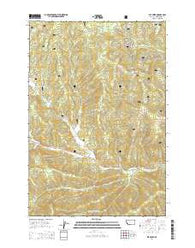 Elk Creek Montana Current topographic map, 1:24000 scale, 7.5 X 7.5 Minute, Year 2014