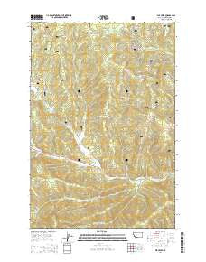 Elk Creek Montana Current topographic map, 1:24000 scale, 7.5 X 7.5 Minute, Year 2014