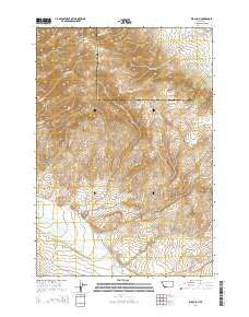 Elk Gulch Montana Current topographic map, 1:24000 scale, 7.5 X 7.5 Minute, Year 2014