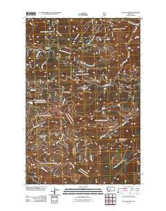 Elk Mountain Montana Historical topographic map, 1:24000 scale, 7.5 X 7.5 Minute, Year 2011