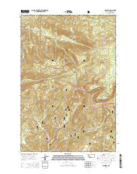 Elkhorn Montana Current topographic map, 1:24000 scale, 7.5 X 7.5 Minute, Year 2014
