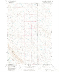 Elkhorn Creek SE Montana Historical topographic map, 1:24000 scale, 7.5 X 7.5 Minute, Year 1980