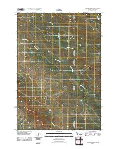 Elkhorn Creek SE Montana Historical topographic map, 1:24000 scale, 7.5 X 7.5 Minute, Year 2011