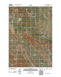 Elkhorn Creek SW Montana Historical topographic map, 1:24000 scale, 7.5 X 7.5 Minute, Year 2011
