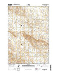 Elkhorn Creek SW Montana Current topographic map, 1:24000 scale, 7.5 X 7.5 Minute, Year 2014