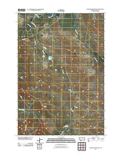 Elkhorn Creek West Montana Historical topographic map, 1:24000 scale, 7.5 X 7.5 Minute, Year 2011