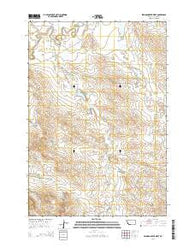 Elkhorn Creek West Montana Current topographic map, 1:24000 scale, 7.5 X 7.5 Minute, Year 2014
