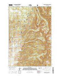 Elkhorn Hot Springs Montana Current topographic map, 1:24000 scale, 7.5 X 7.5 Minute, Year 2014
