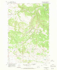 Ellis Canyon Montana Historical topographic map, 1:24000 scale, 7.5 X 7.5 Minute, Year 1966
