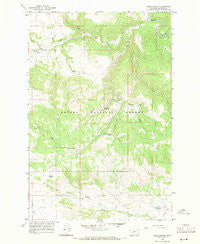 Ellis Canyon Montana Historical topographic map, 1:24000 scale, 7.5 X 7.5 Minute, Year 1966