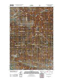 Ellis Canyon Montana Historical topographic map, 1:24000 scale, 7.5 X 7.5 Minute, Year 2011