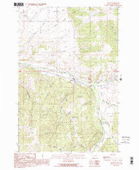 Elliston Montana Historical topographic map, 1:24000 scale, 7.5 X 7.5 Minute, Year 1989