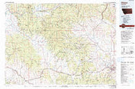 Elliston Montana Historical topographic map, 1:100000 scale, 30 X 60 Minute, Year 1975
