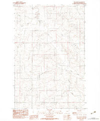 Elm Coulee Montana Historical topographic map, 1:24000 scale, 7.5 X 7.5 Minute, Year 1983