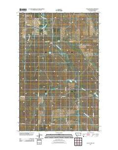 Elm Coulee Montana Historical topographic map, 1:24000 scale, 7.5 X 7.5 Minute, Year 2011