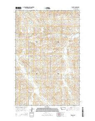 Elmdale Montana Current topographic map, 1:24000 scale, 7.5 X 7.5 Minute, Year 2014