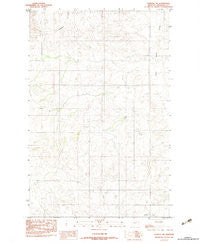 Elmdale NW Montana Historical topographic map, 1:24000 scale, 7.5 X 7.5 Minute, Year 1983