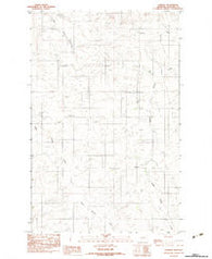 Elmdale Montana Historical topographic map, 1:24000 scale, 7.5 X 7.5 Minute, Year 1983