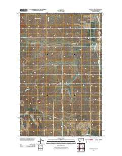 Elmdale NW Montana Historical topographic map, 1:24000 scale, 7.5 X 7.5 Minute, Year 2011