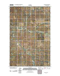 Elmdale SW Montana Historical topographic map, 1:24000 scale, 7.5 X 7.5 Minute, Year 2011