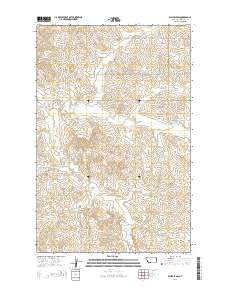 Elmdale SW Montana Current topographic map, 1:24000 scale, 7.5 X 7.5 Minute, Year 2014