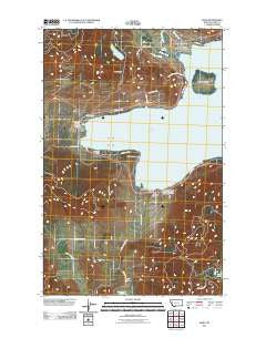 Elmo Montana Historical topographic map, 1:24000 scale, 7.5 X 7.5 Minute, Year 2011