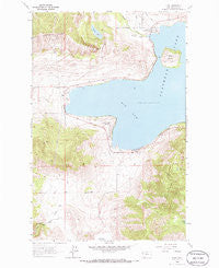 Elmo Montana Historical topographic map, 1:24000 scale, 7.5 X 7.5 Minute, Year 1964