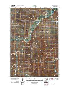 Elso Montana Historical topographic map, 1:24000 scale, 7.5 X 7.5 Minute, Year 2011