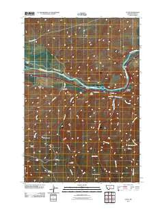 Elton Montana Historical topographic map, 1:24000 scale, 7.5 X 7.5 Minute, Year 2011