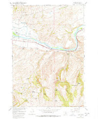 Elton Montana Historical topographic map, 1:24000 scale, 7.5 X 7.5 Minute, Year 1951