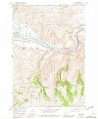 Elton Montana Historical topographic map, 1:24000 scale, 7.5 X 7.5 Minute, Year 1951