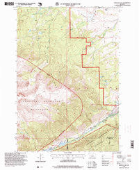Emerald Lake Montana Historical topographic map, 1:24000 scale, 7.5 X 7.5 Minute, Year 1996